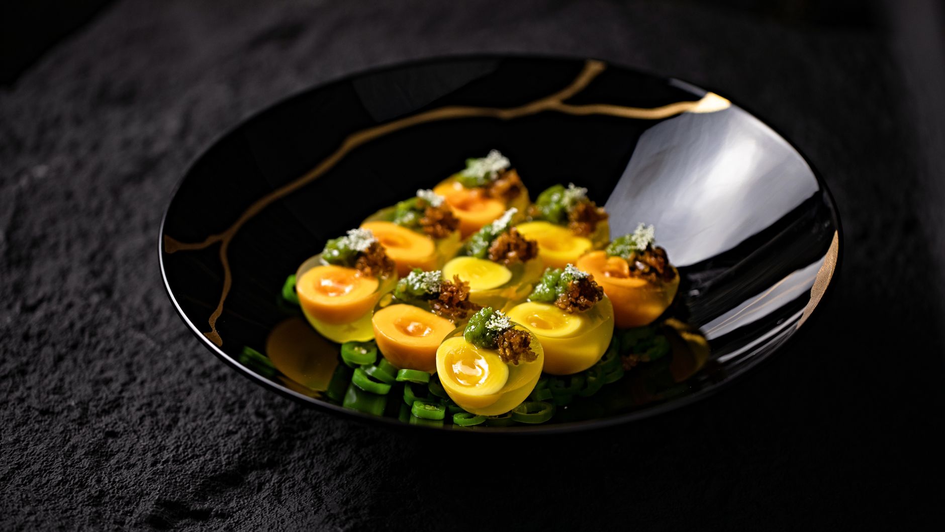 Hard-boiled Egg Salad with Avocado and Herbs