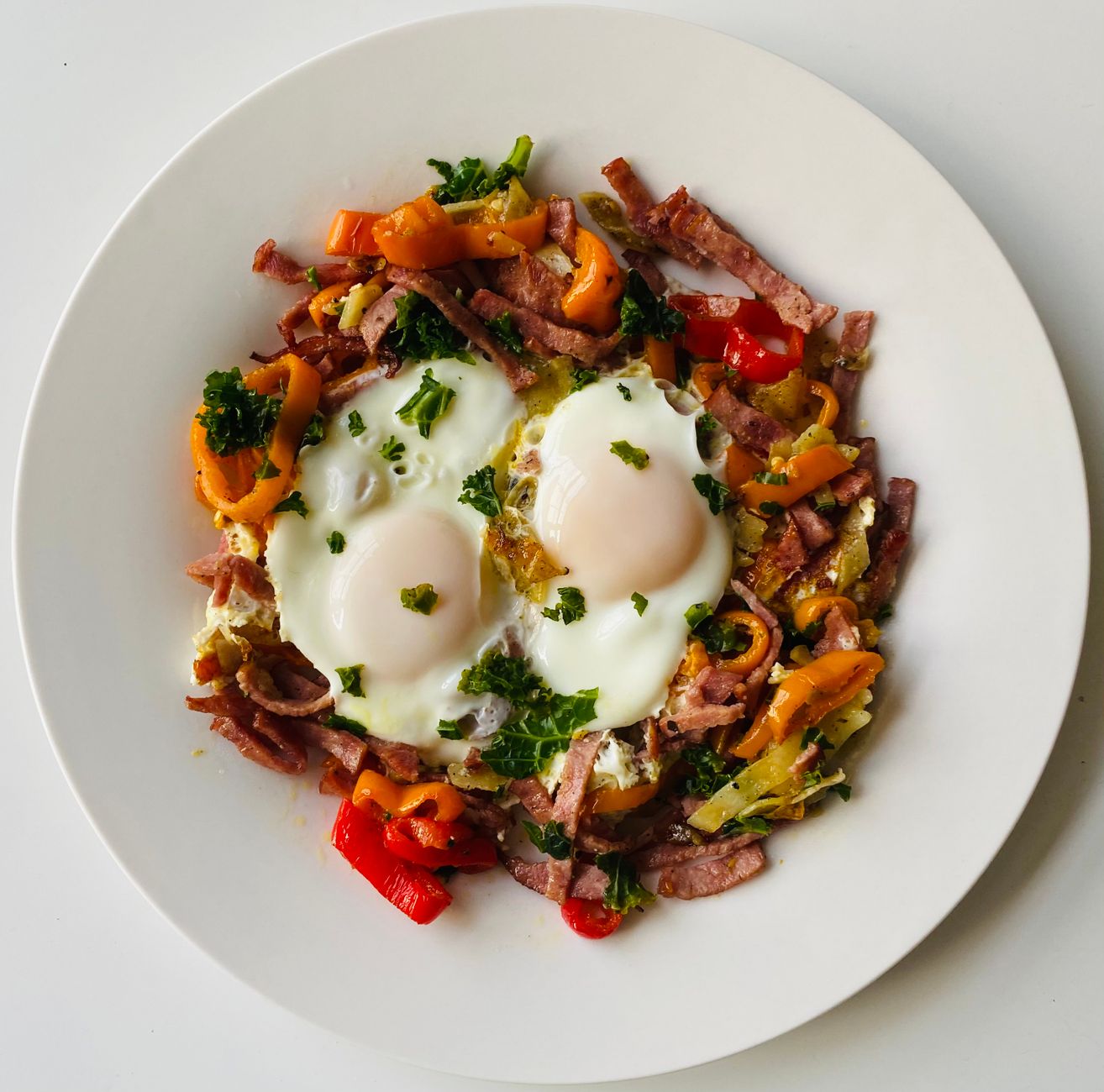 Hash with Eggs
