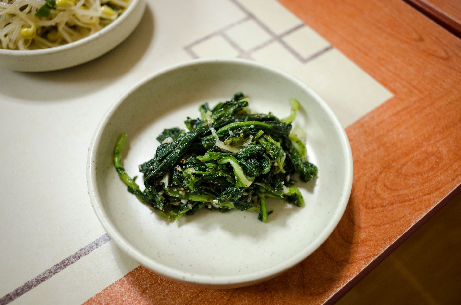 Korean Spinach Salad