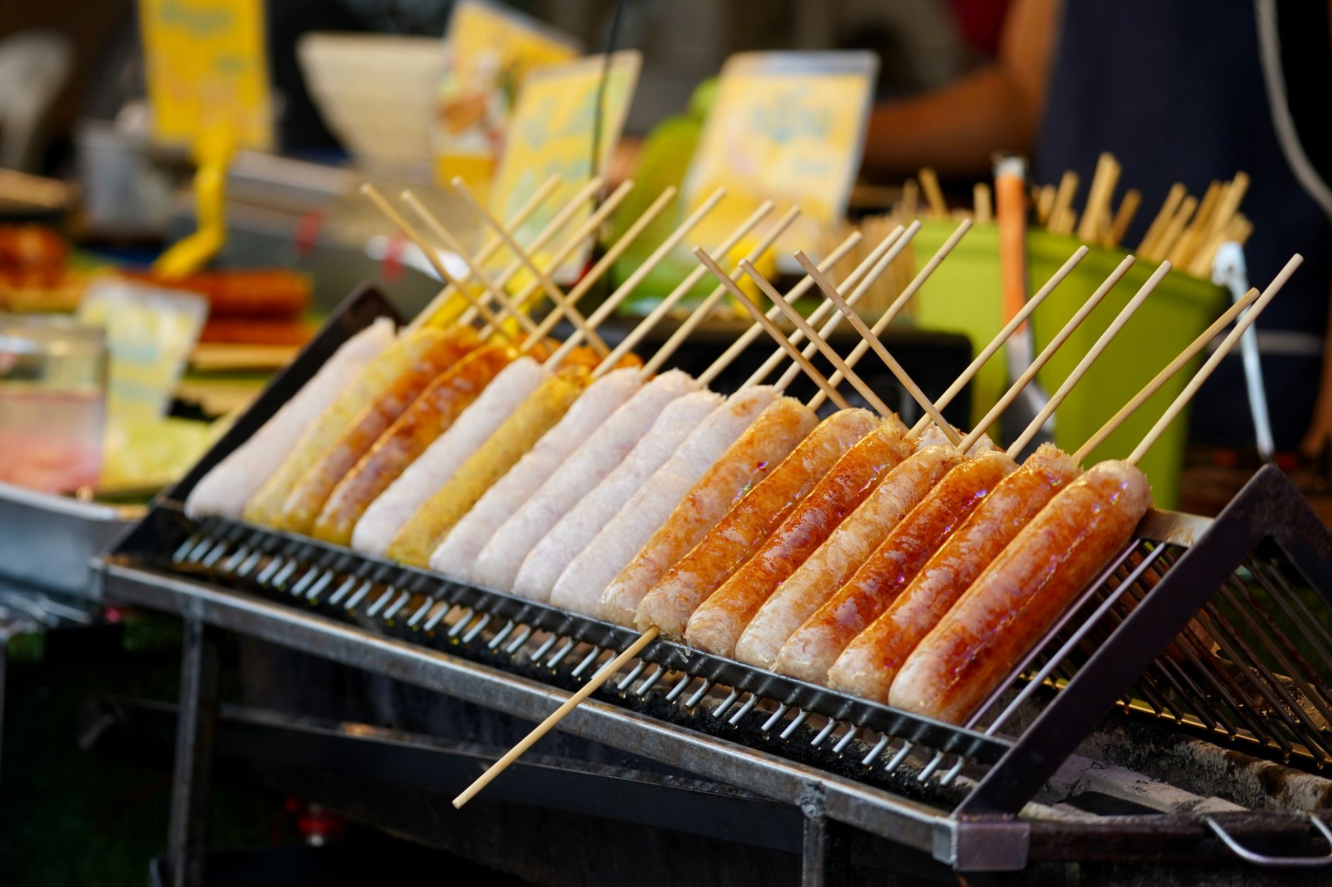 Korean Sweet Rice Cakes on a Stick
