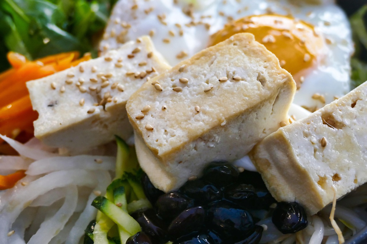 Korean Tofu and Egg Bowl