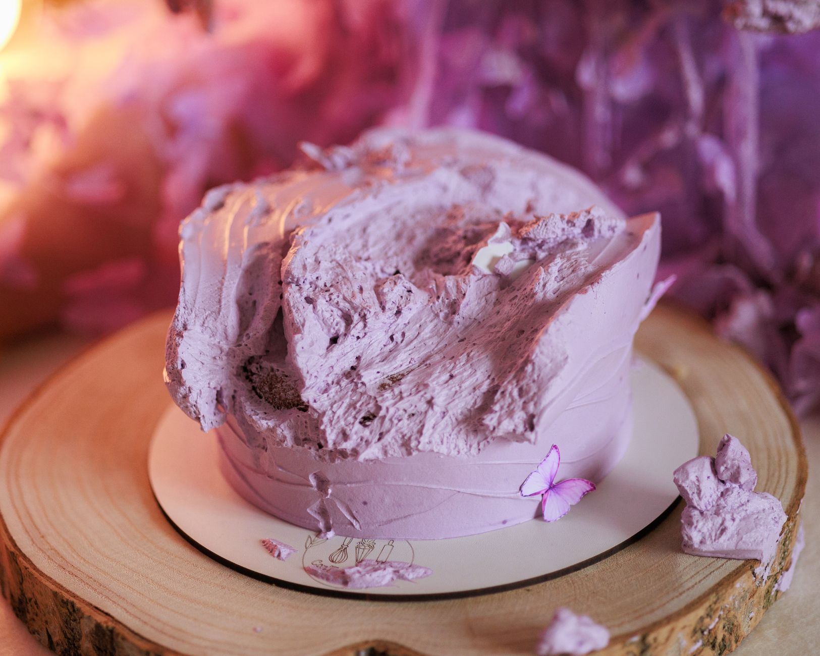 Lavender Chocolate Cake