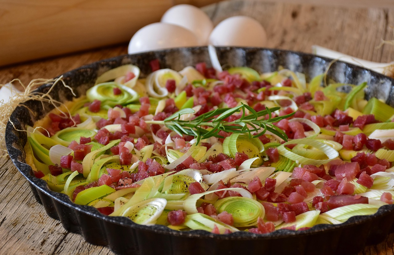 Leek and Bacon Quiche