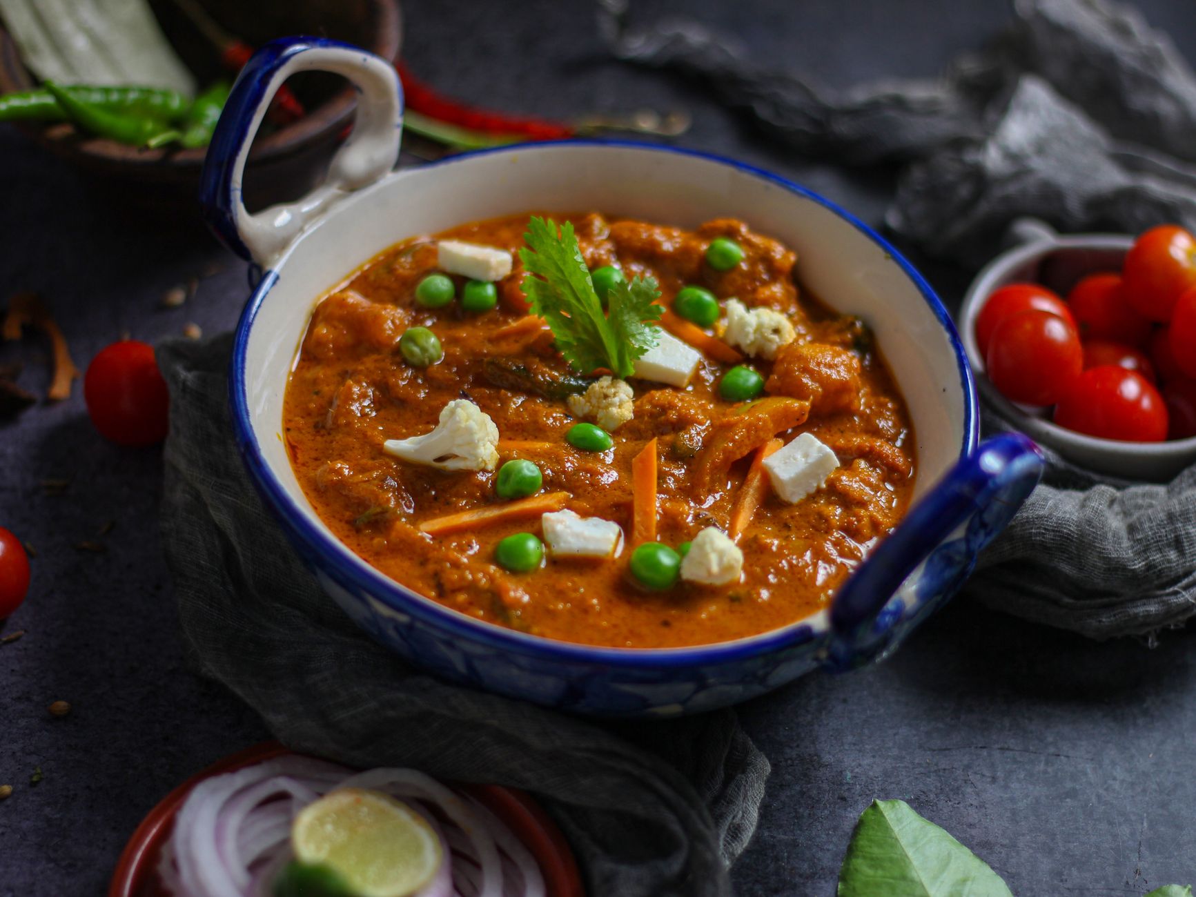 Matar Paneer