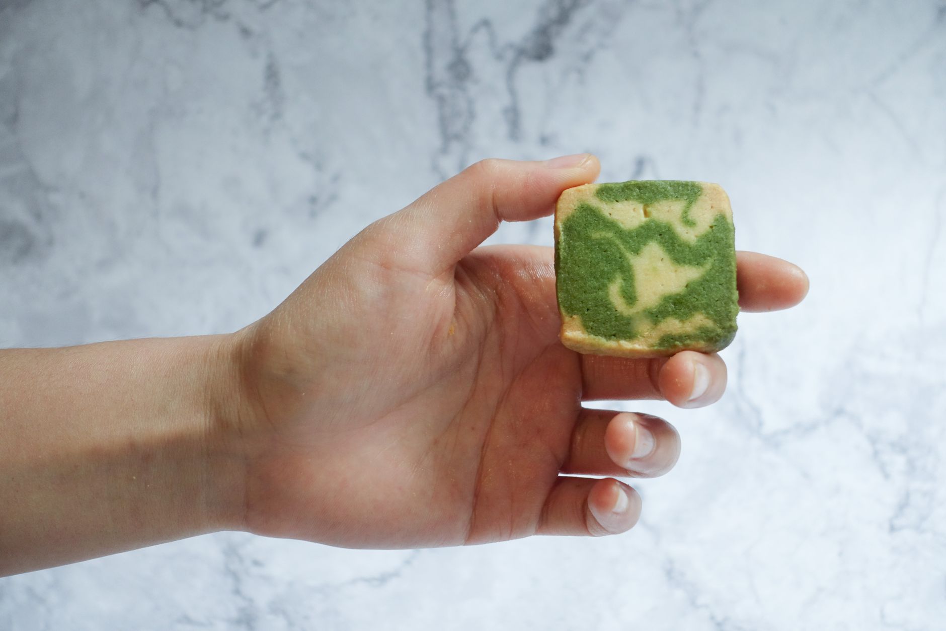 Matcha Marble Cake