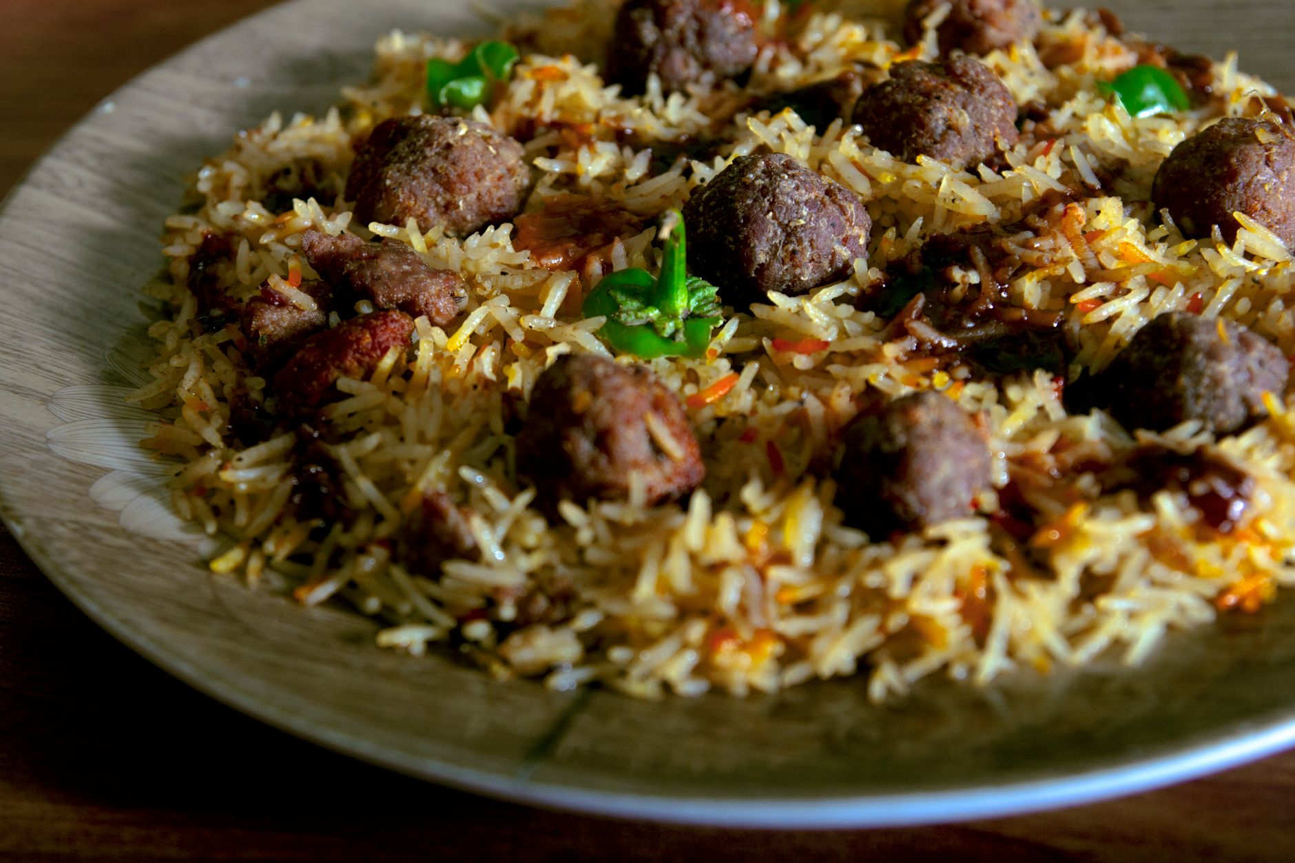 Meatball Biryani