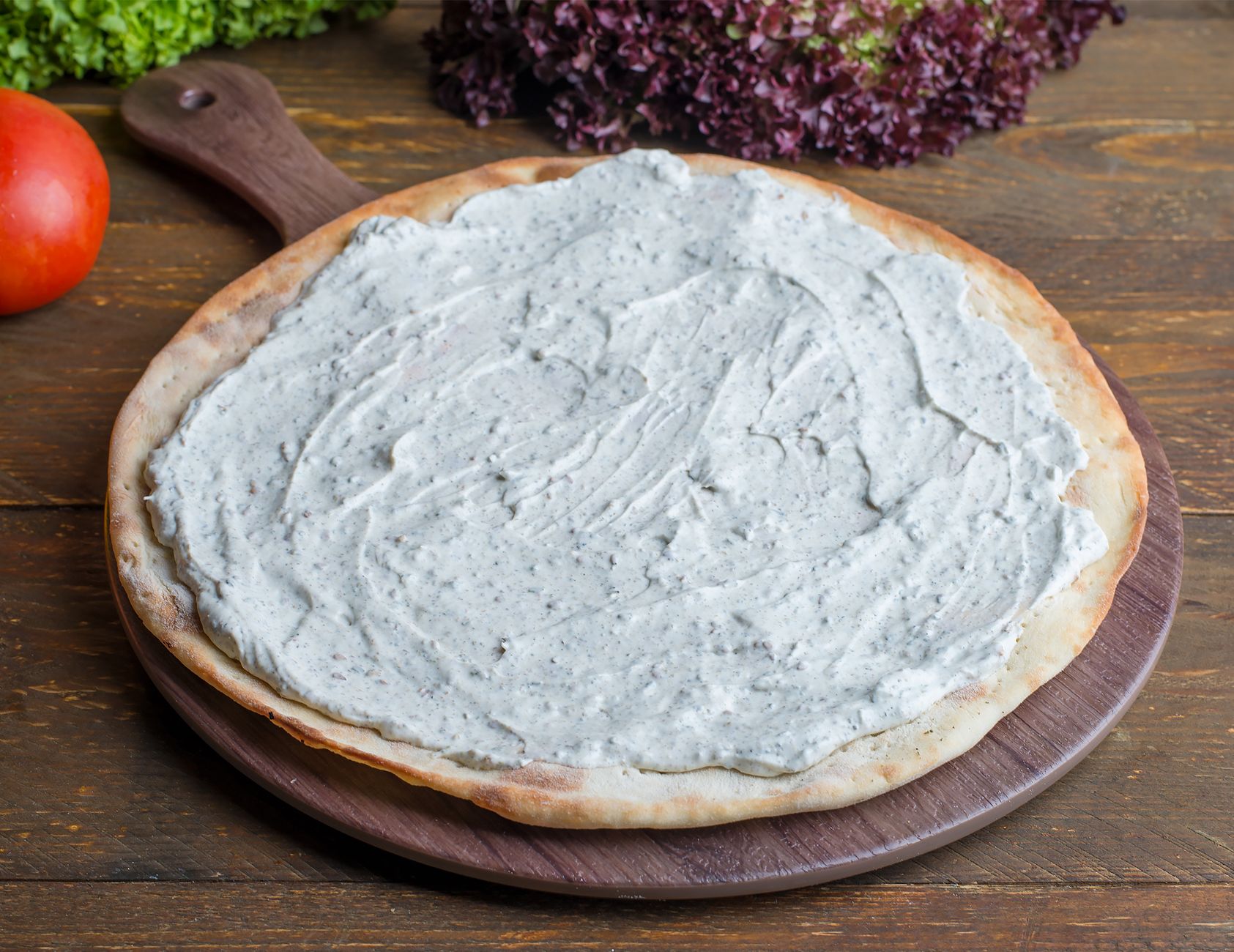 Mushroom Cream Pizza