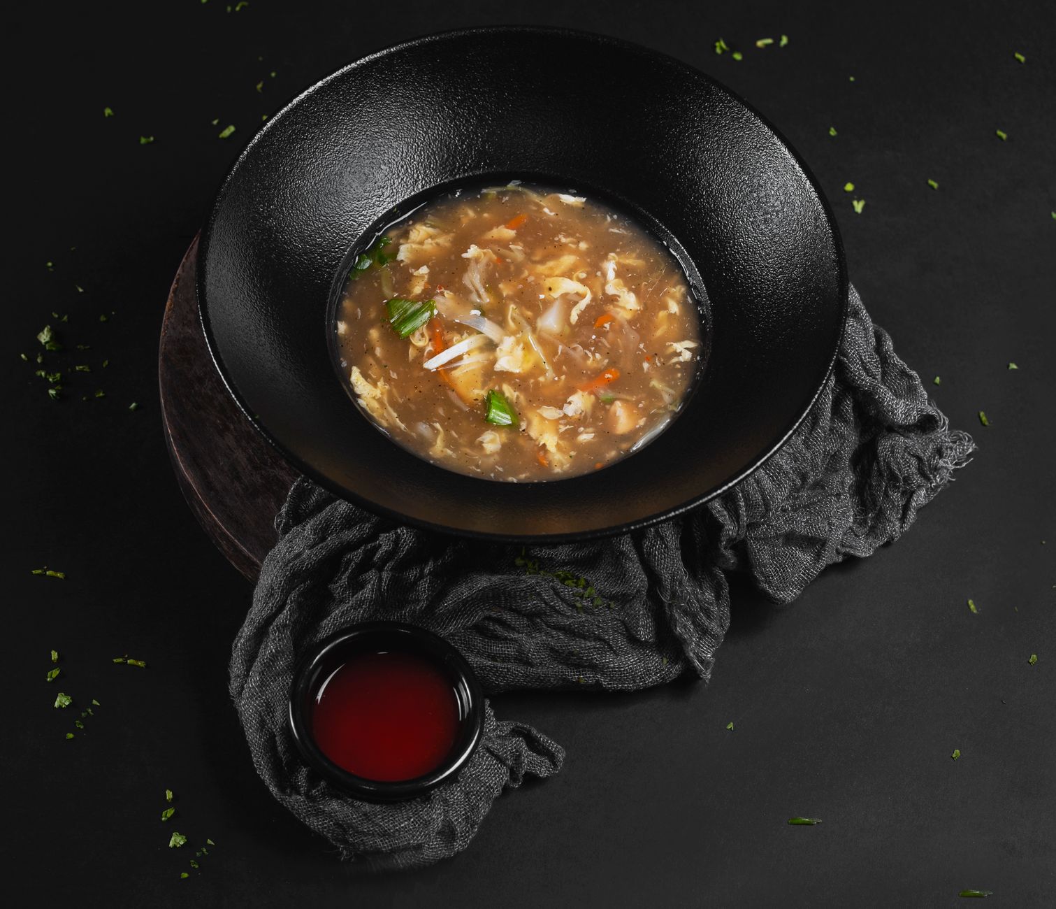 Mushroom Egg Drop Soup