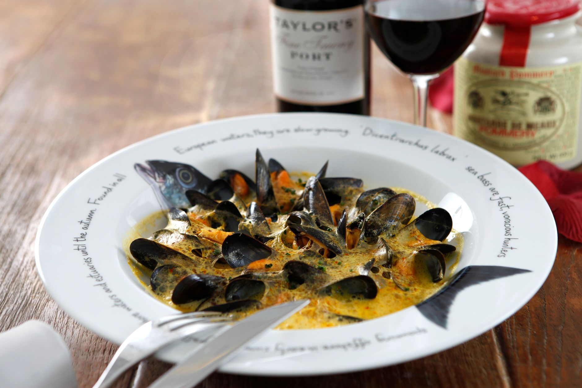 Mussels in Cream Sauce