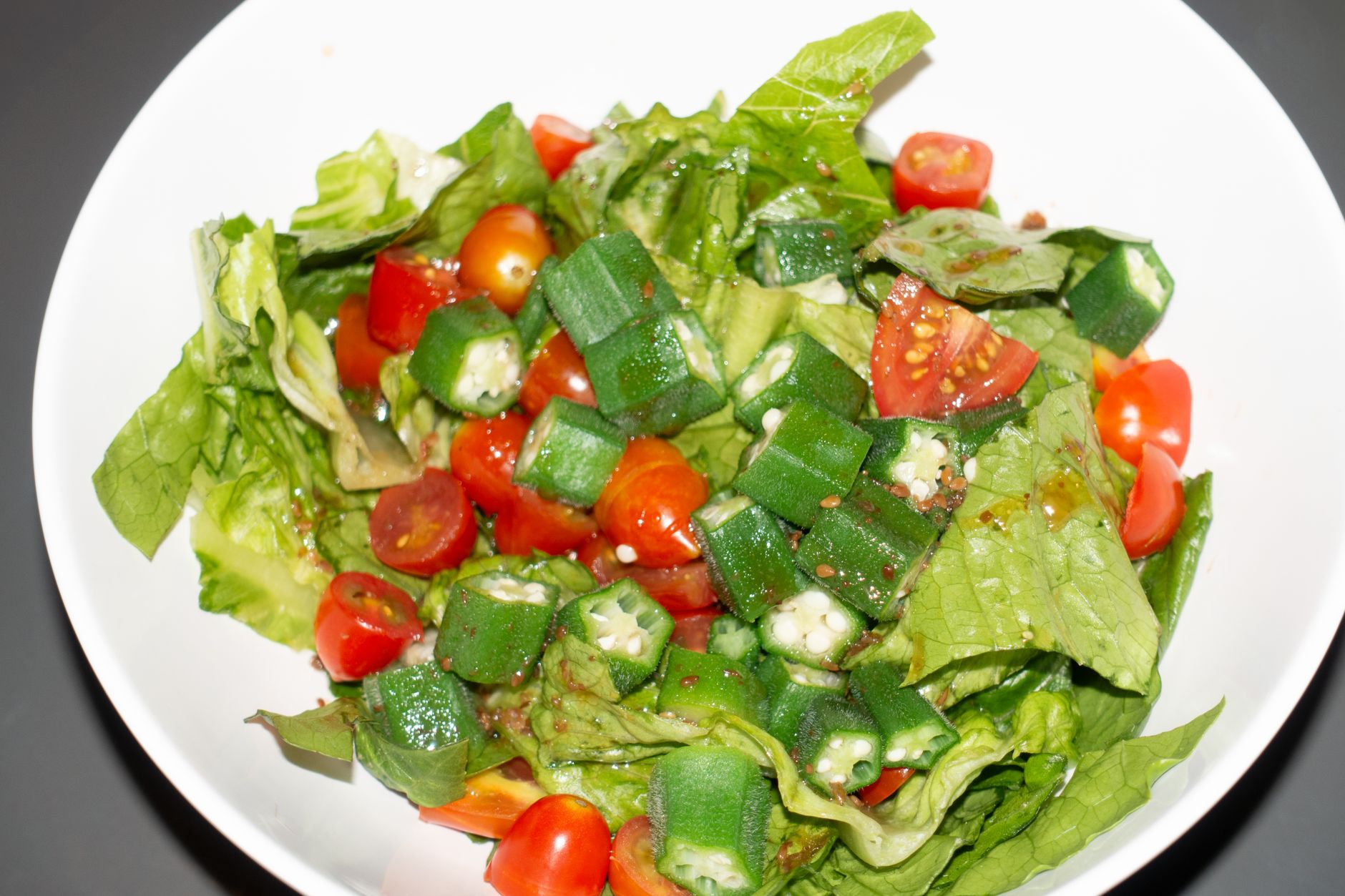 Okra and Tomato Salad