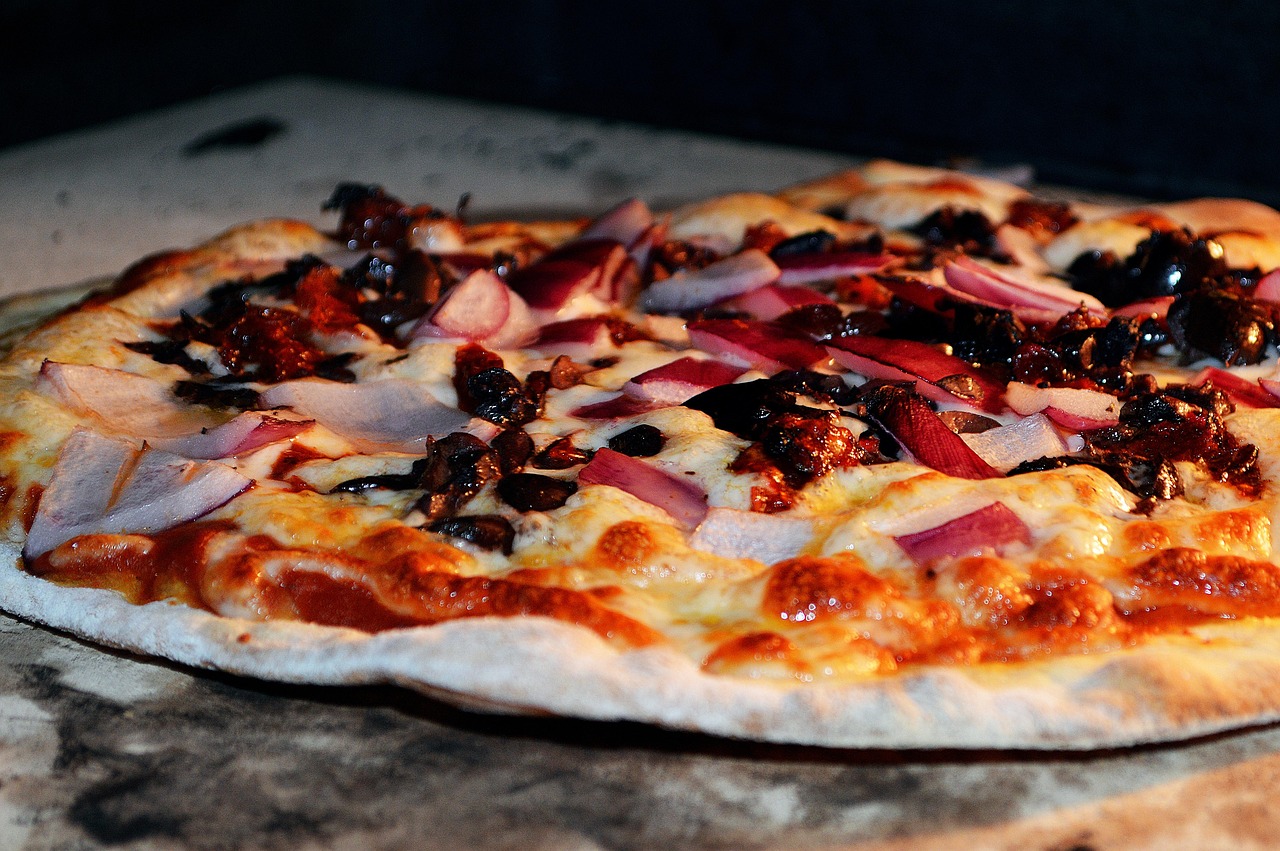 Onion and Olive Pizza