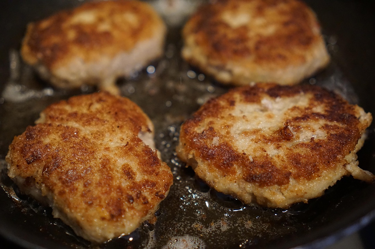 Pan-Fried Pork Patties