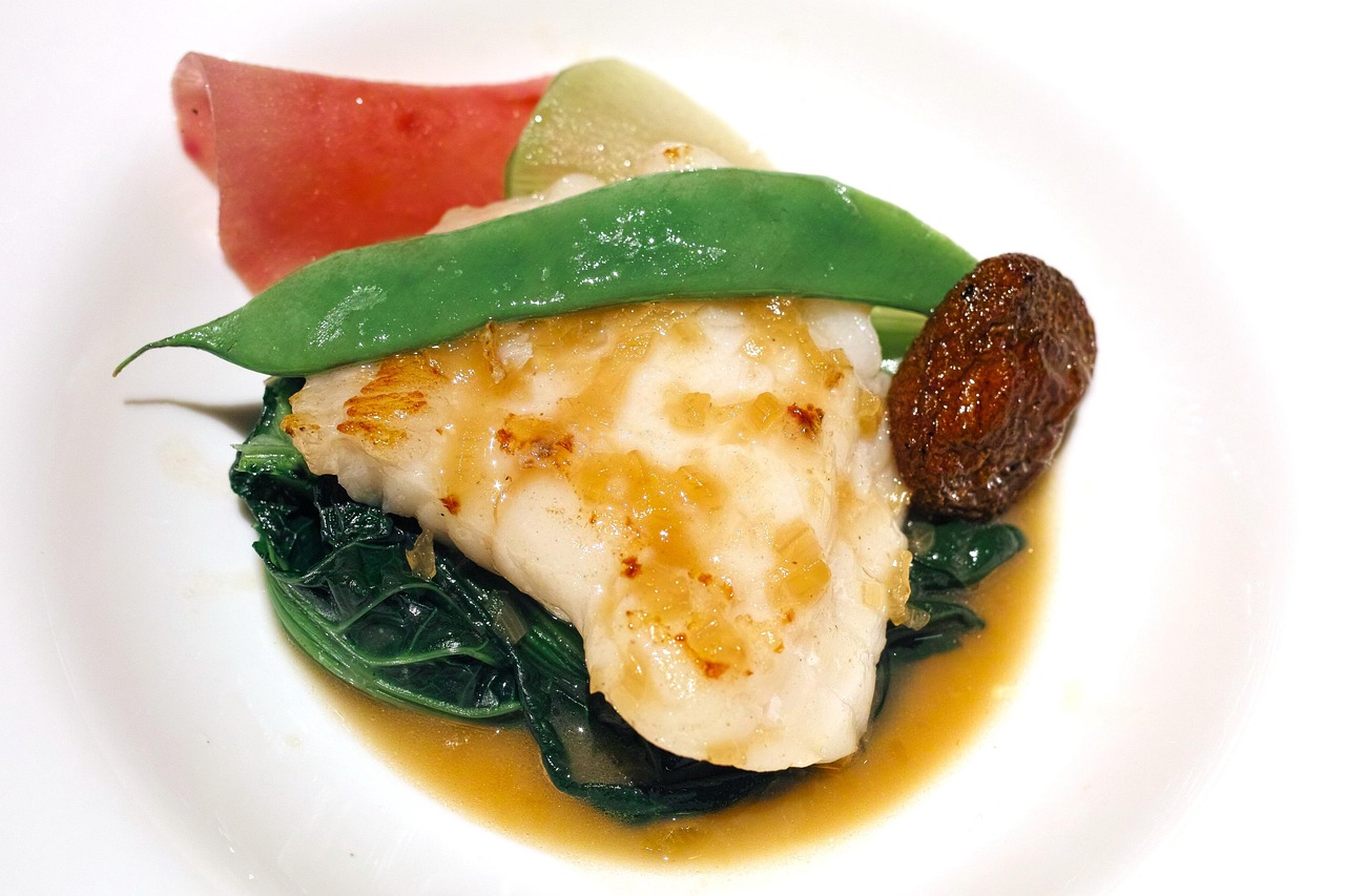 Pan-Seared Fish with Vegetables and Sauce