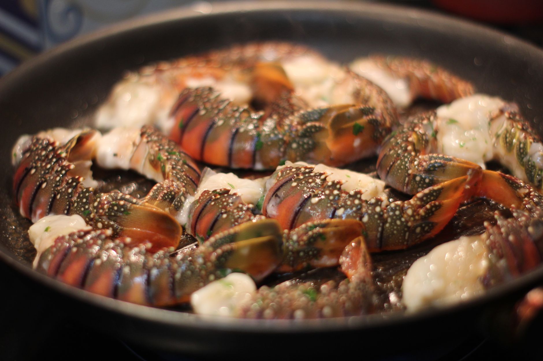 Pan-Seared Lobster Tails