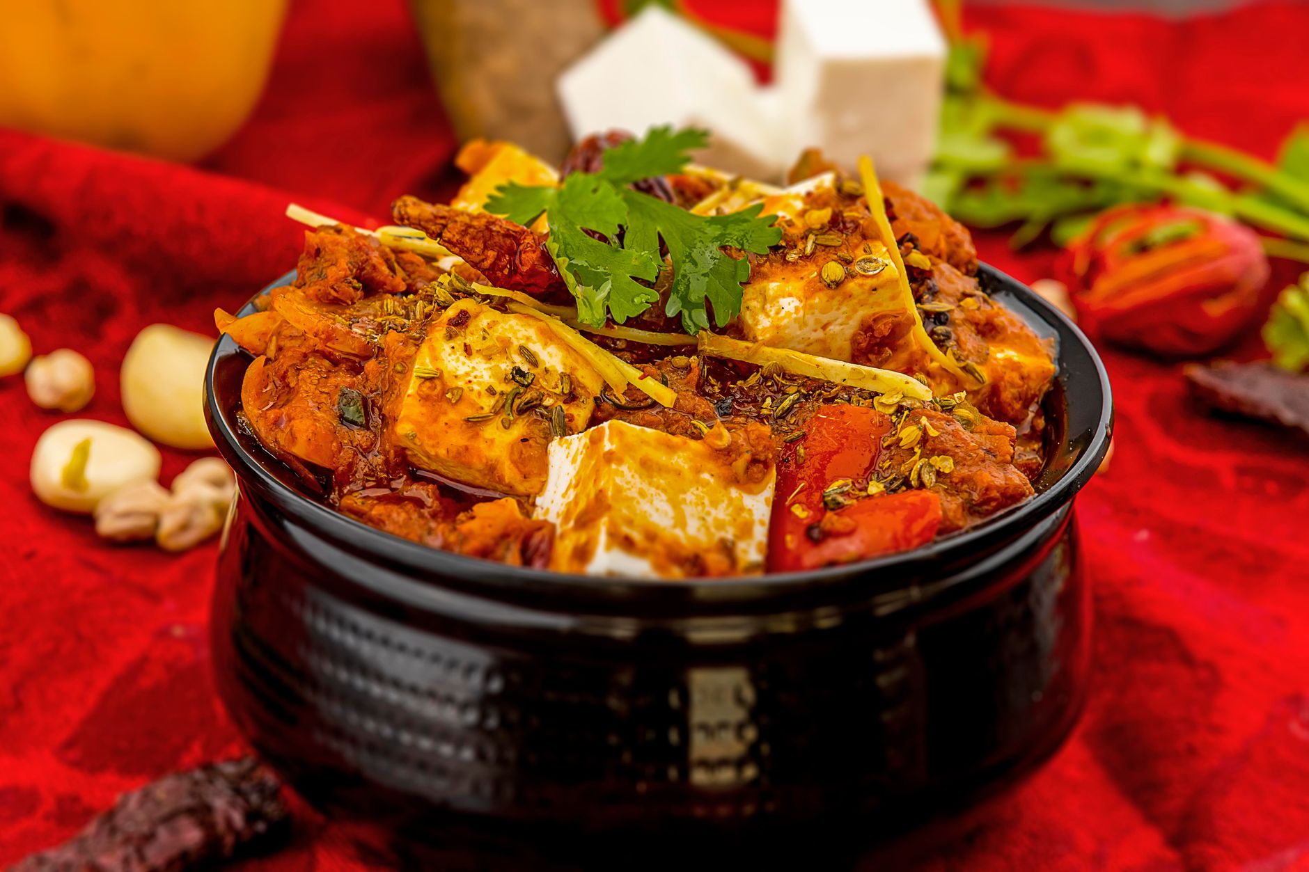 Paneer in Tomato Curry