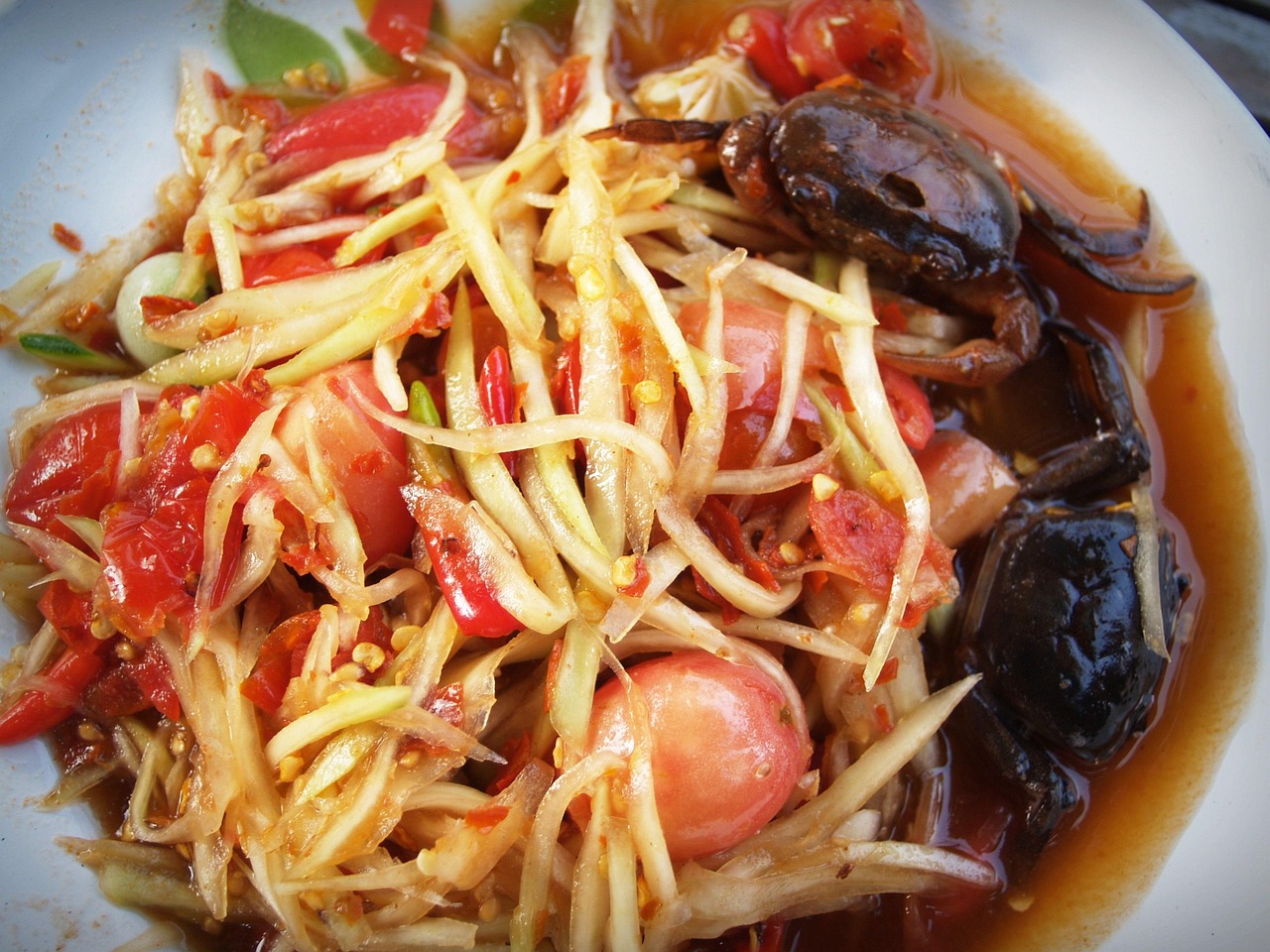 Papaya Salad with Fermented Fish Sauce