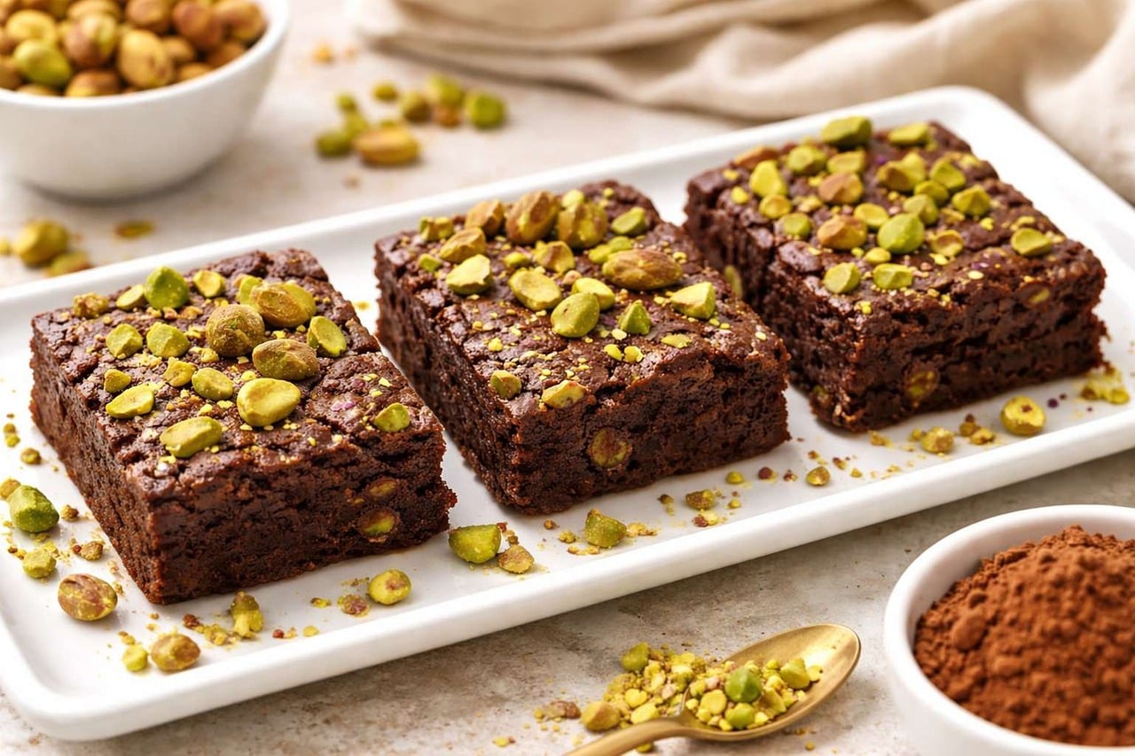 Pistachio Brownies
