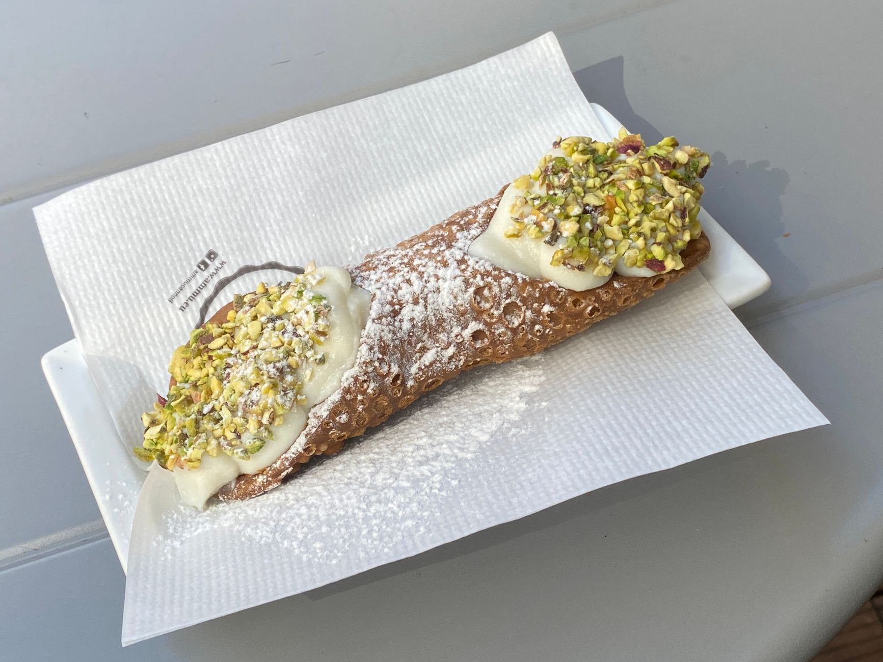 Pistachio Cannoli