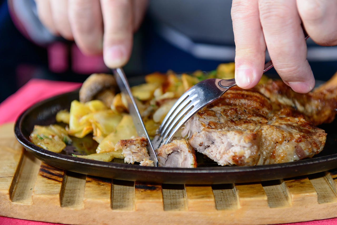 Pork Chop with Potatoes and Mushrooms