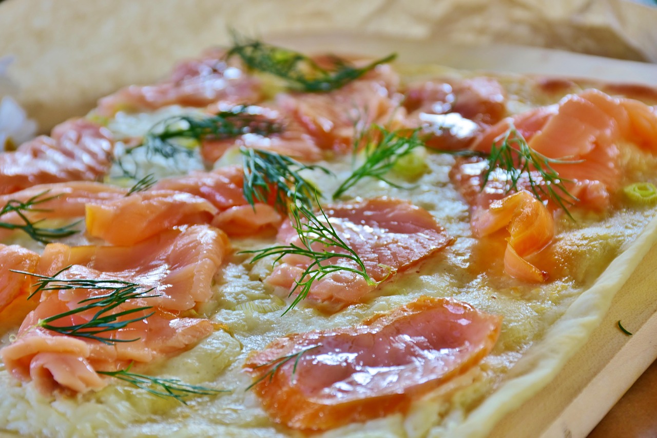 Prosciutto and Dill Pizza