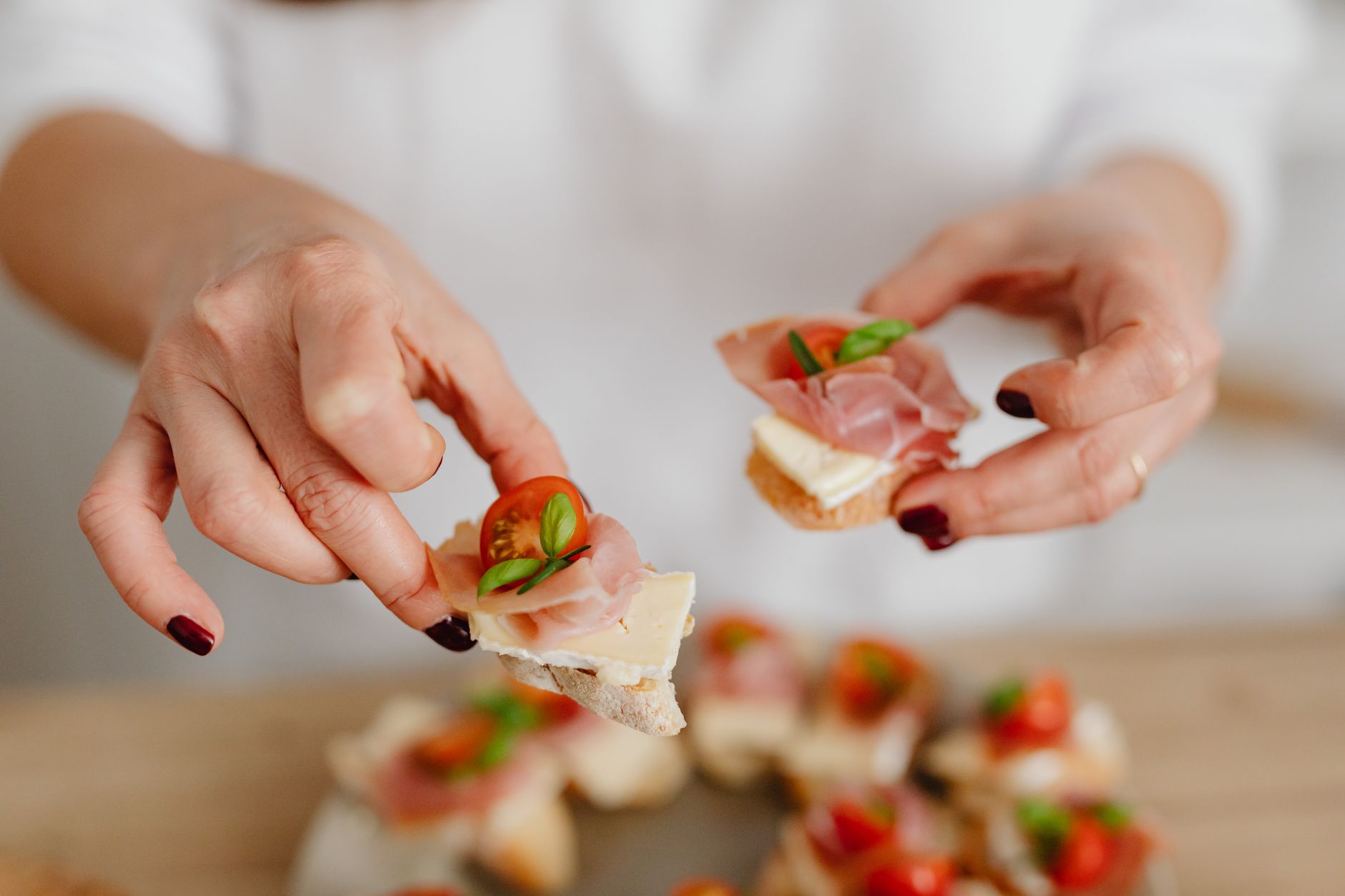Prosciutto and Tomato Crostini