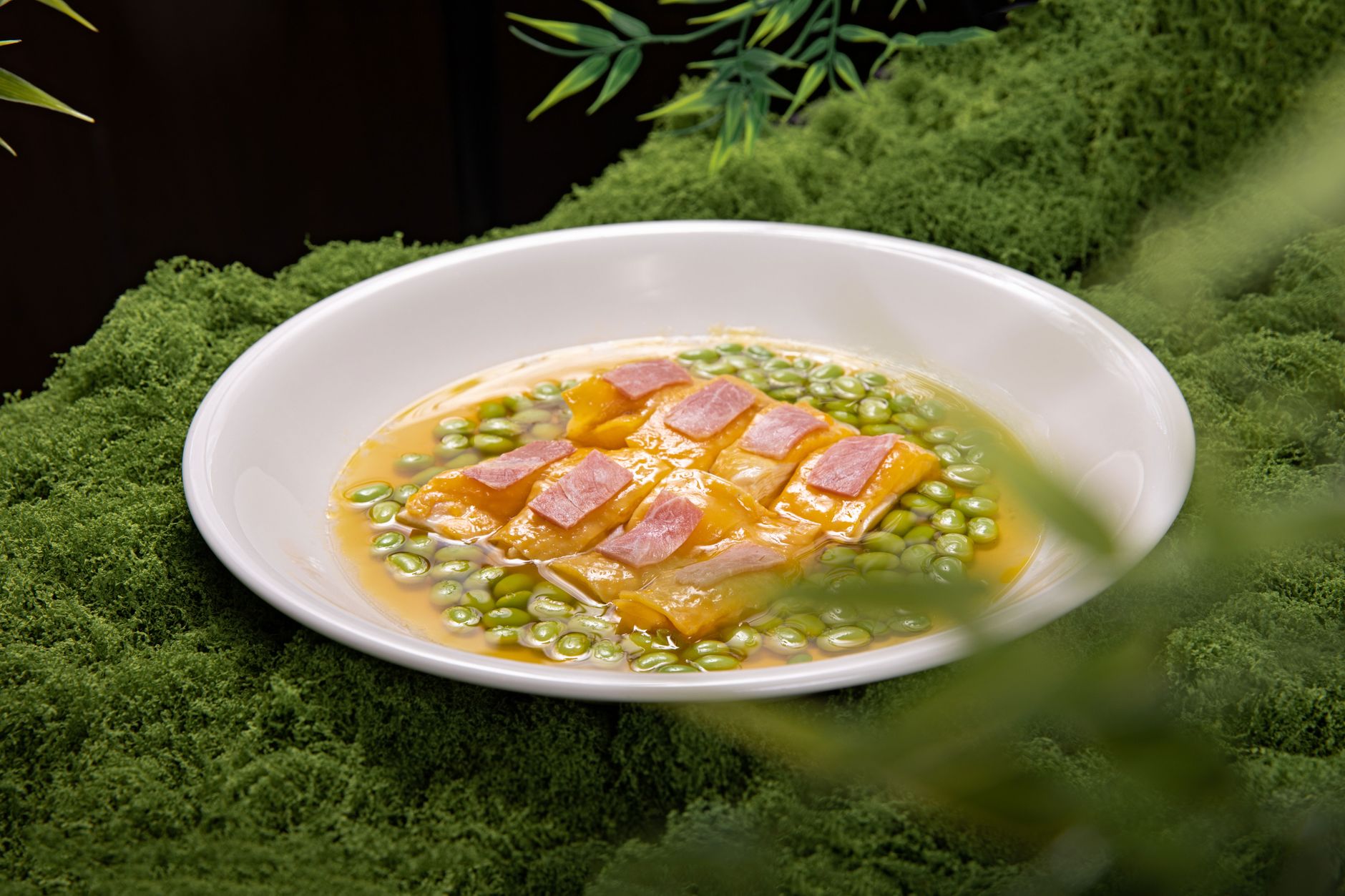 Pumpkin and Ham Pea Soup