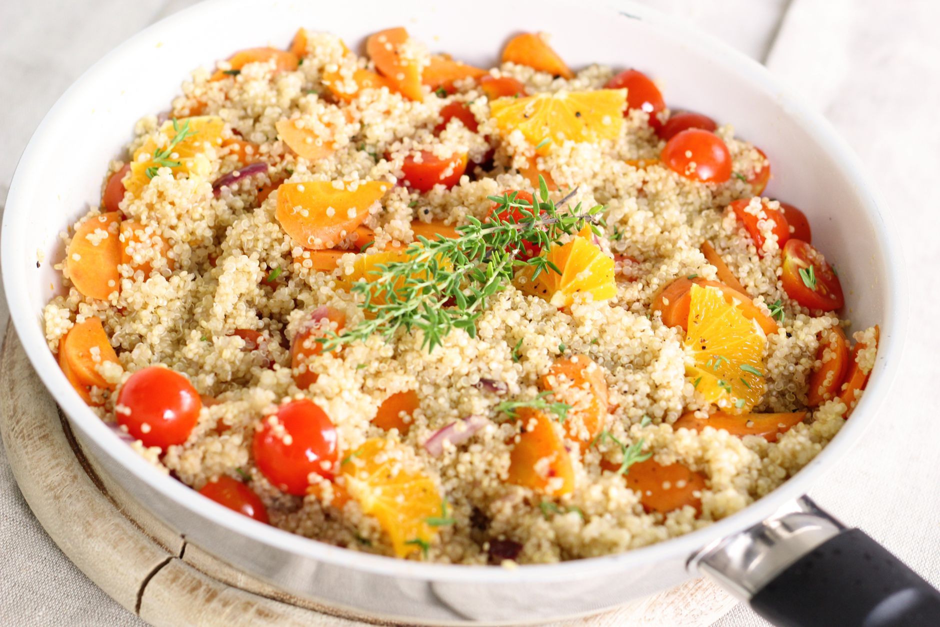 Quinoa Salad with Oranges and Tomatoes