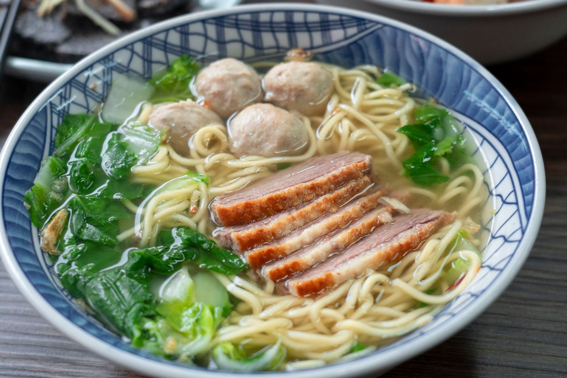 Ramen with Meatballs and Char Siu