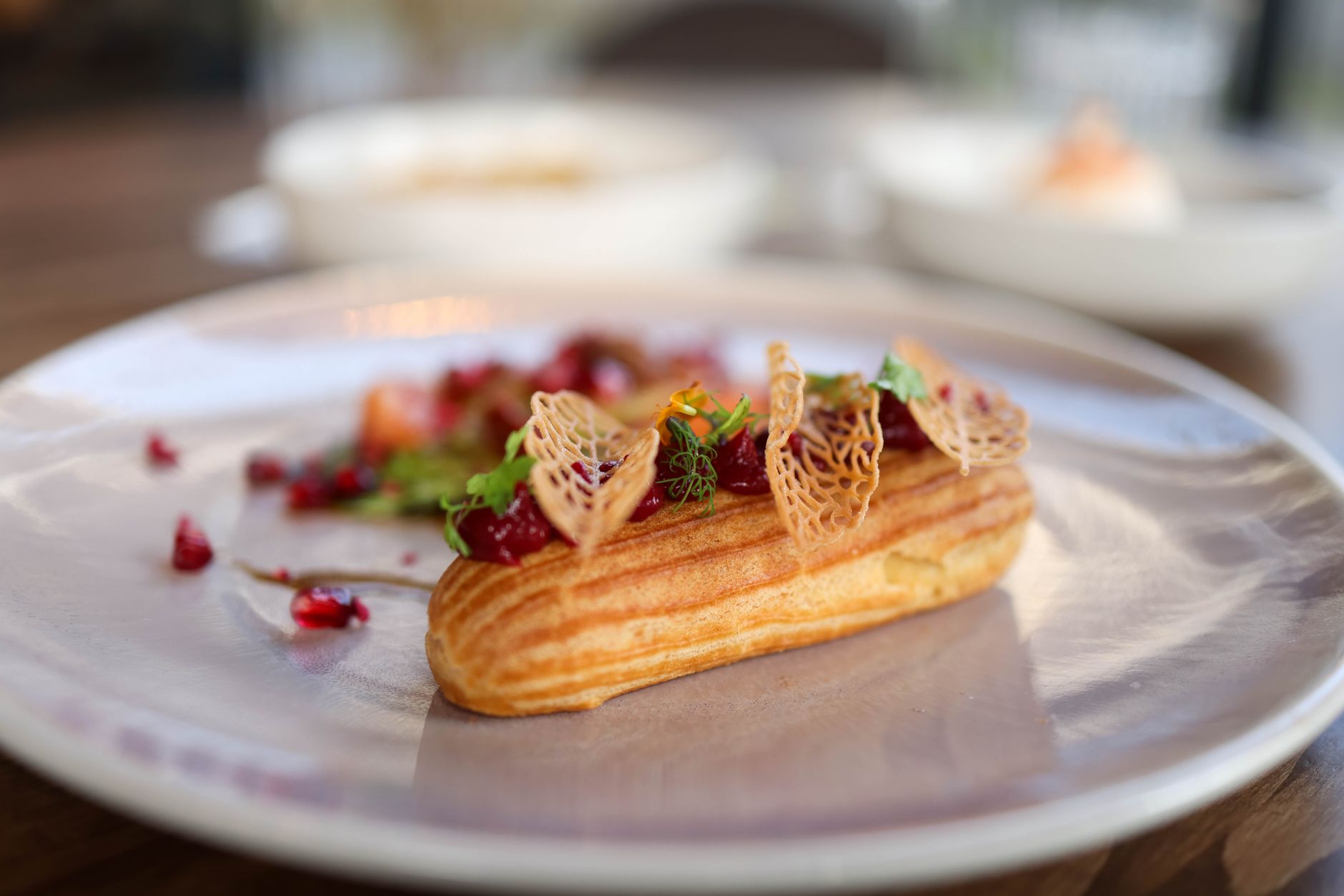 Raspberry Eclair