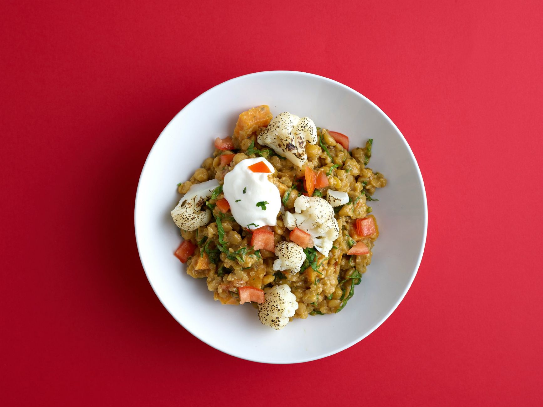 Rice with Chicken and Poached Egg
