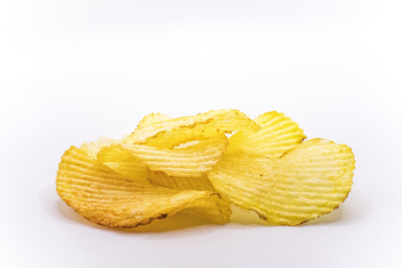 Ripped Potato Chips