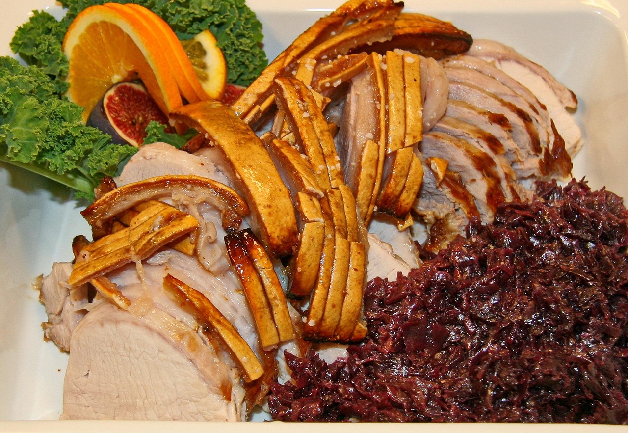 Roast Pork with Red Cabbage