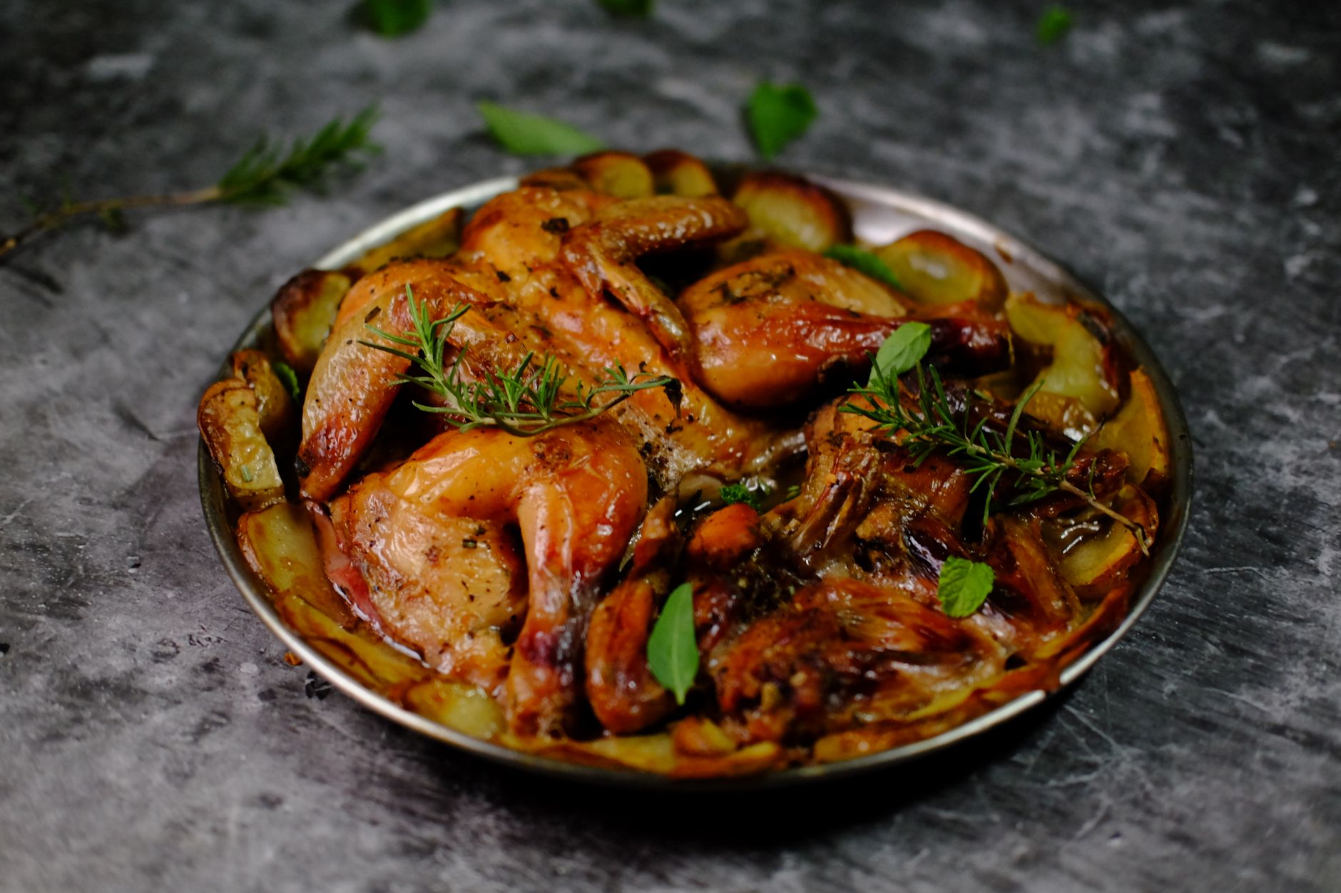 Roasted Chicken with Potatoes