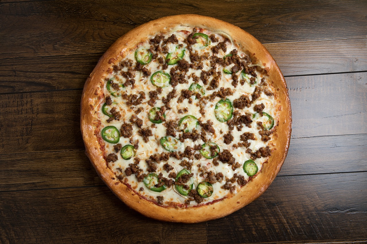 Sausage and Jalapeño Pizza
