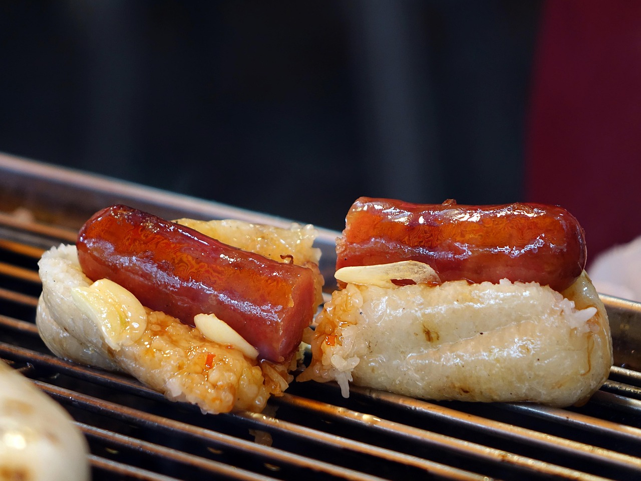 Sausage on Croquette