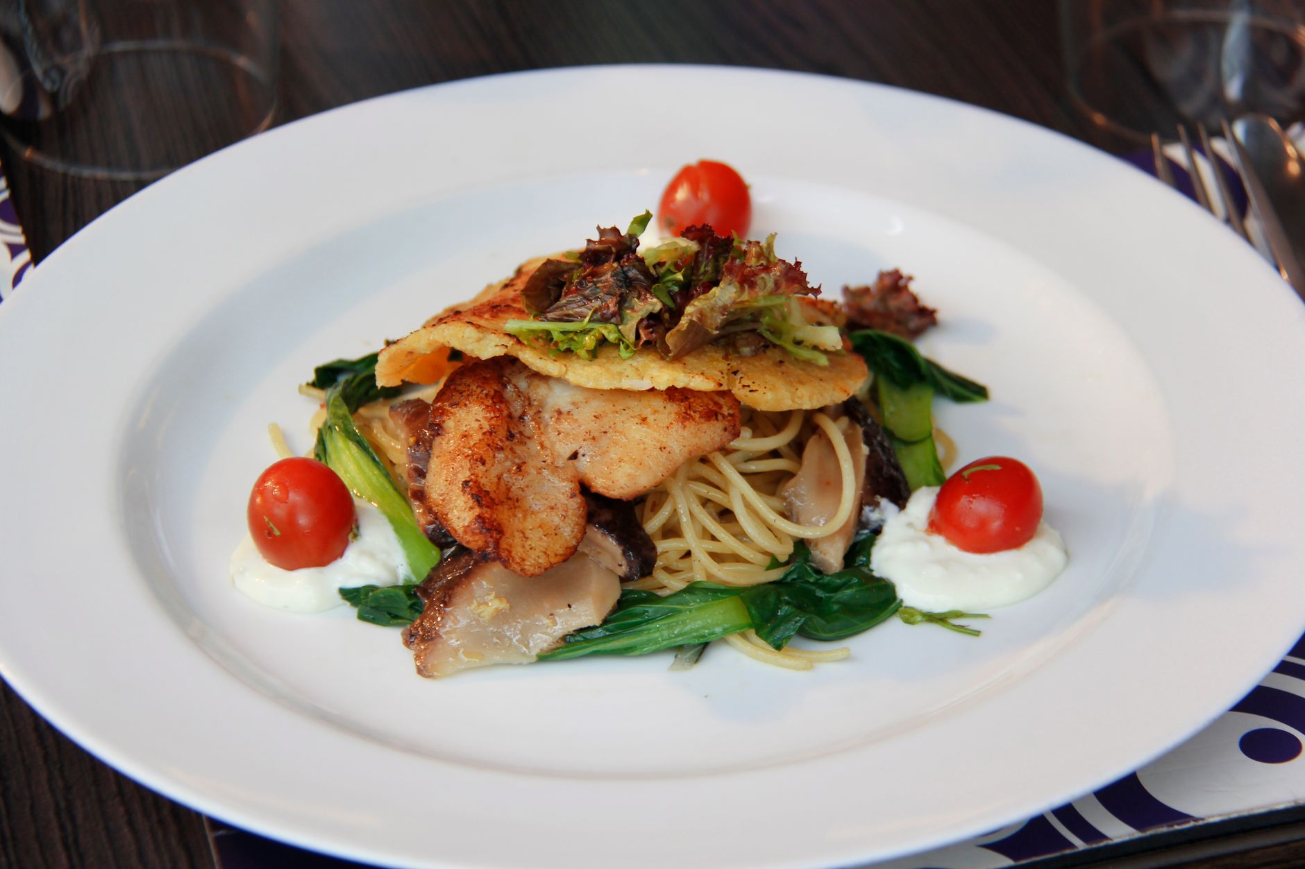 Seafood Pasta with Vegetables