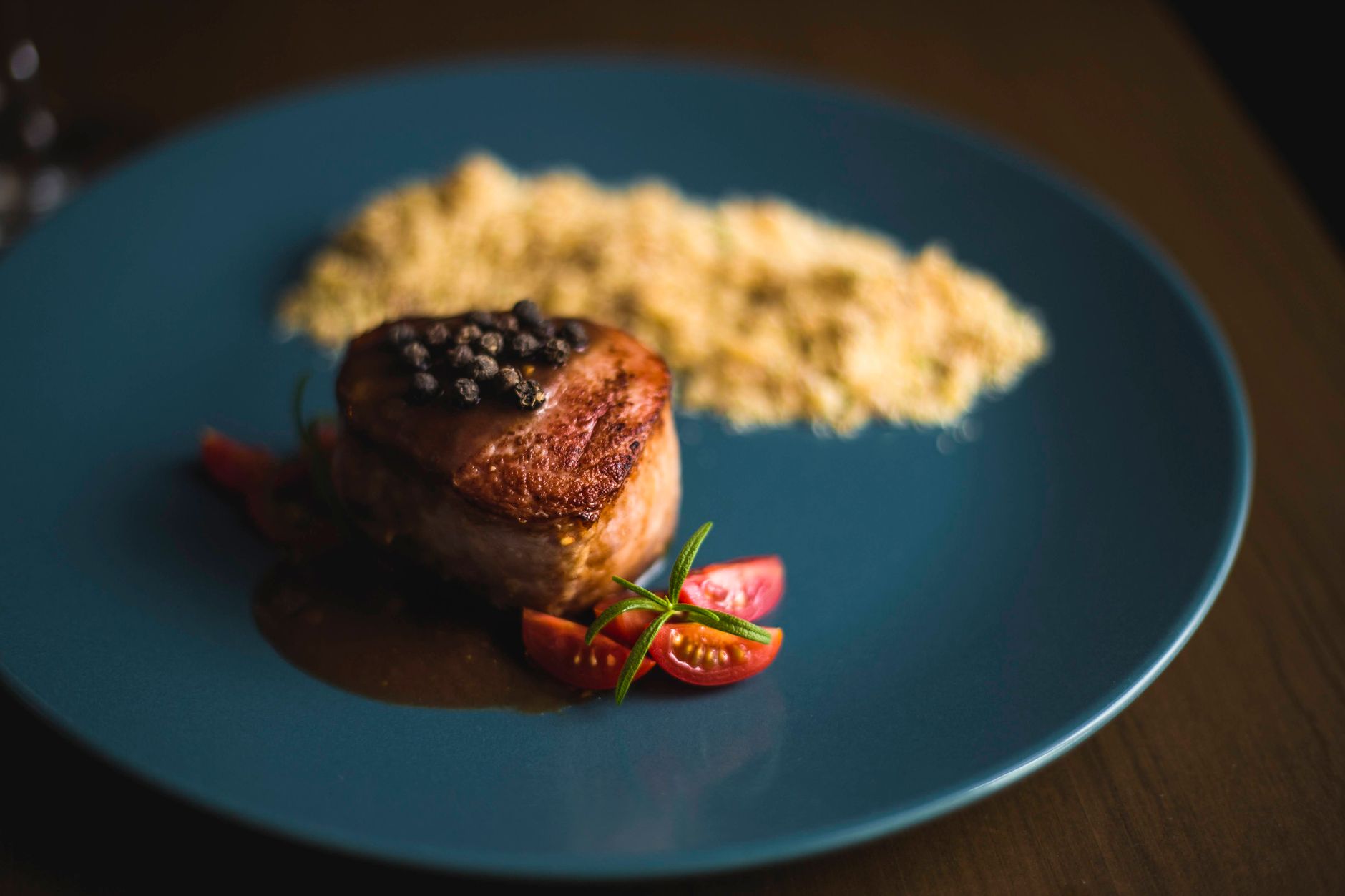 Seared Duck Breast with Black Currants