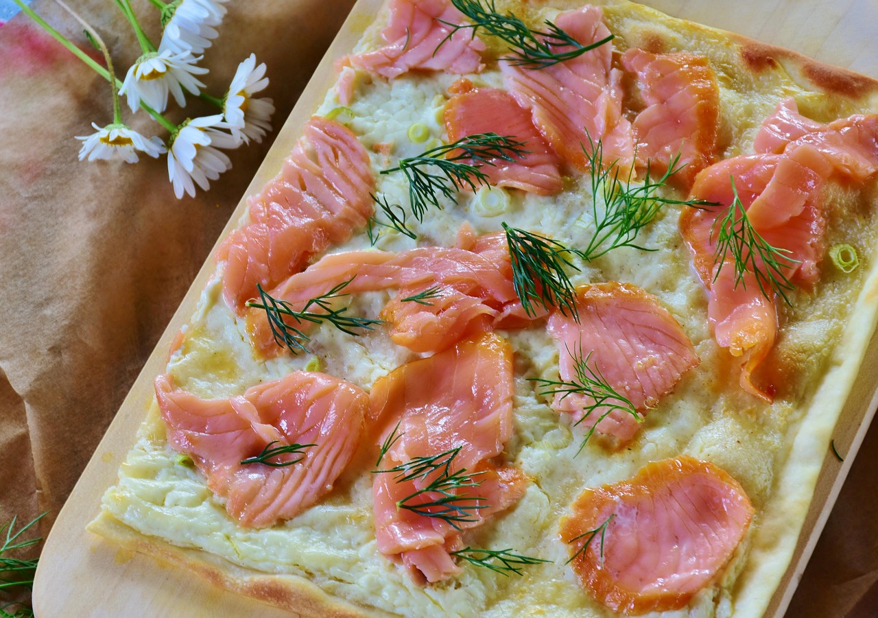 Smoked Salmon and Dill Tart
