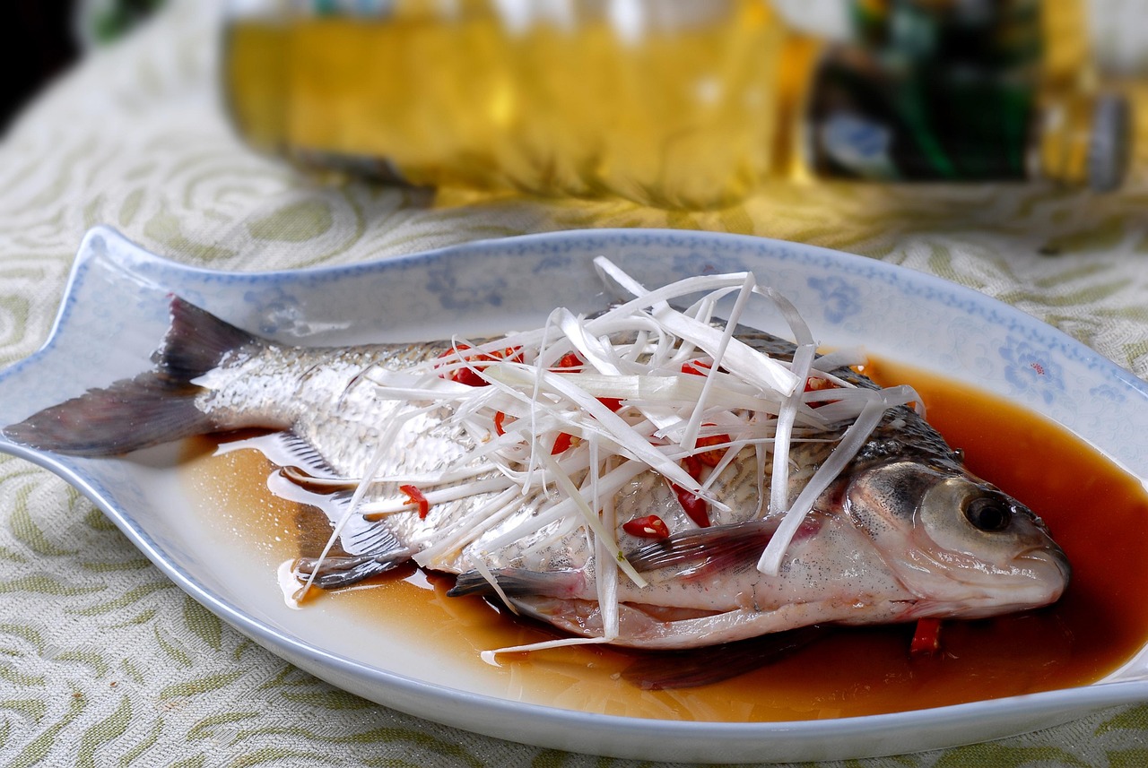 Steamed Fish with Soy Sauce and Scallions