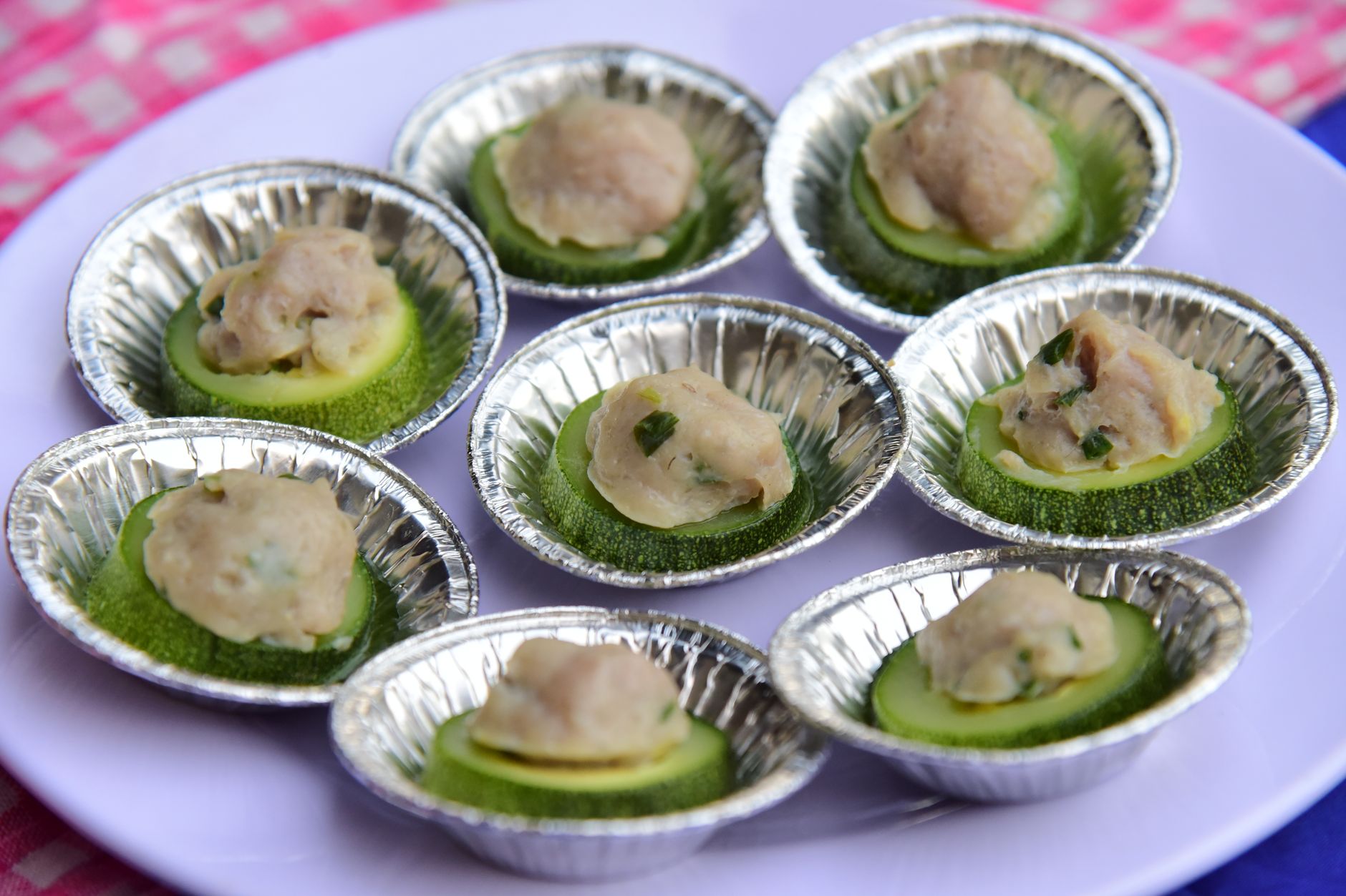 Stuffed Cucumber Cups