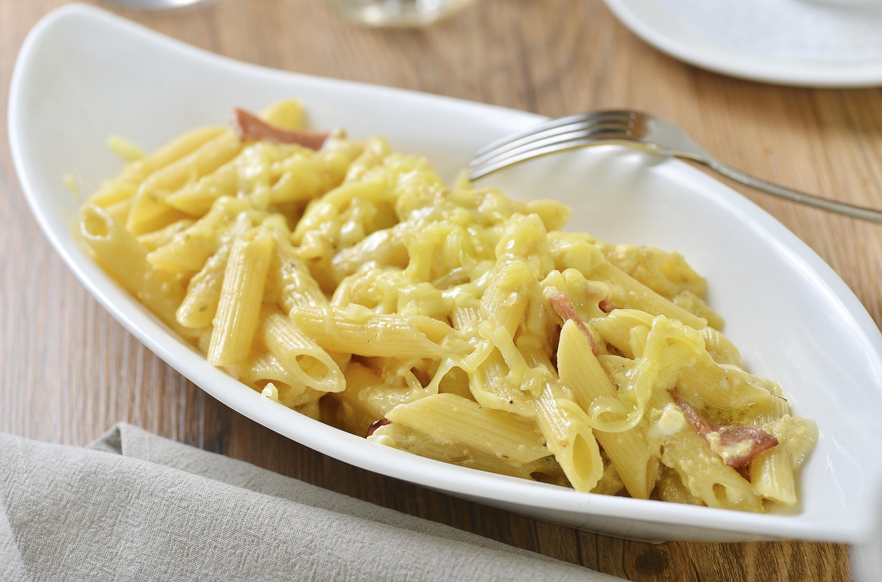 Swiss Cheese and Potato Pasta