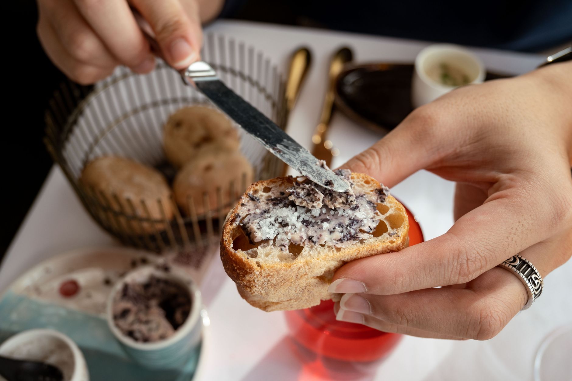 Tapenade on Toast