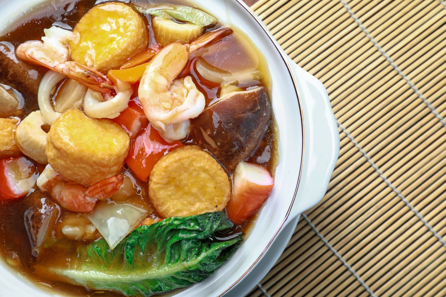 Thai Coconut Tofu Soup