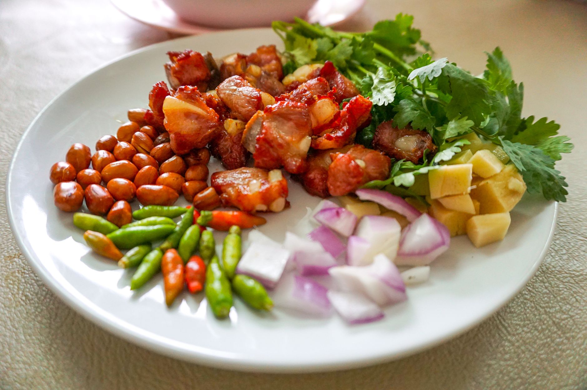 Thai Fried Pork Salad