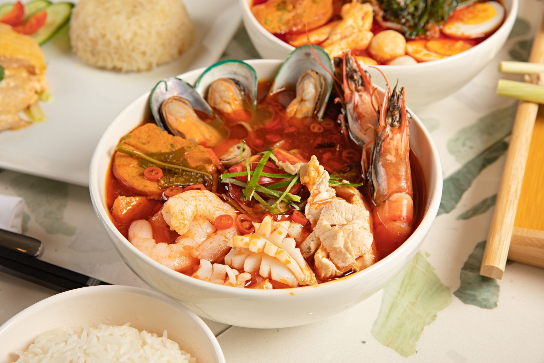 Thai Spicy Seafood Soup