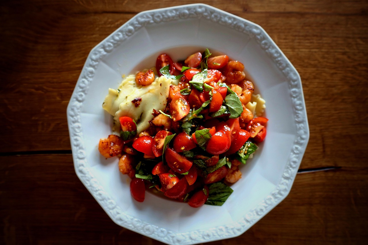 Tomato Salad with Cheese