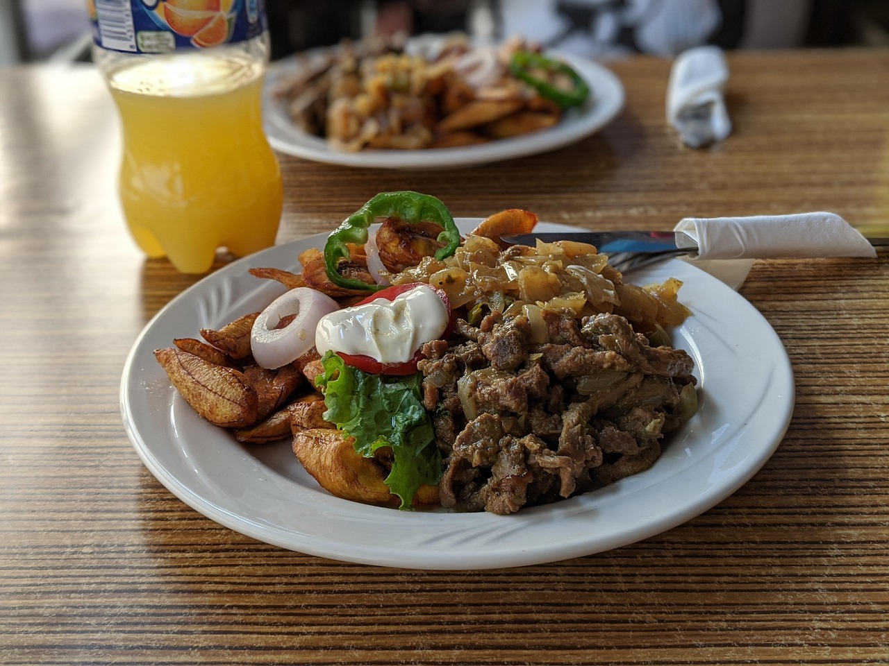 Tostones with Mojo