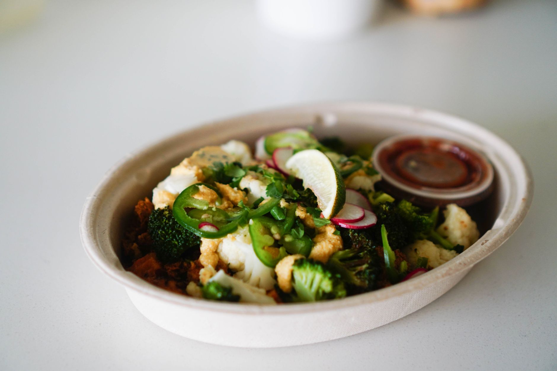 Vegetable Grain Bowl with Tahini Sauce