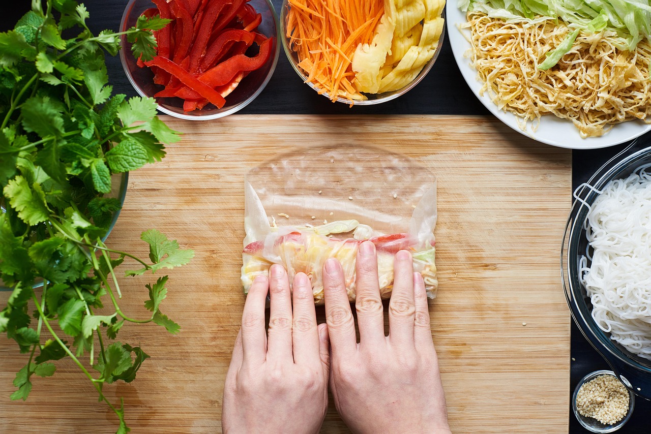 Vegetarian Spring Rolls