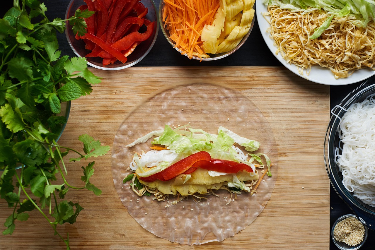 Vietnamese Beef Spring Rolls